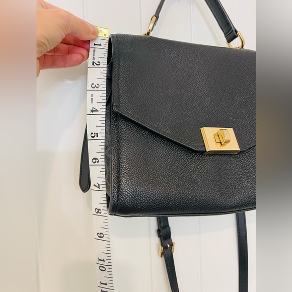 Michael Kors Black Logo Satchel - Picture 9 of 12